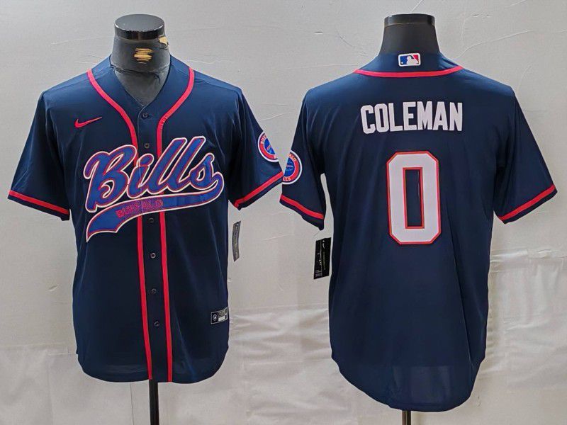 Men Buffalo Bills #0 Coleman Blue Joint Name 2024 Nike Limited NFL Jersey style 5->minnesota vikings->NFL Jersey